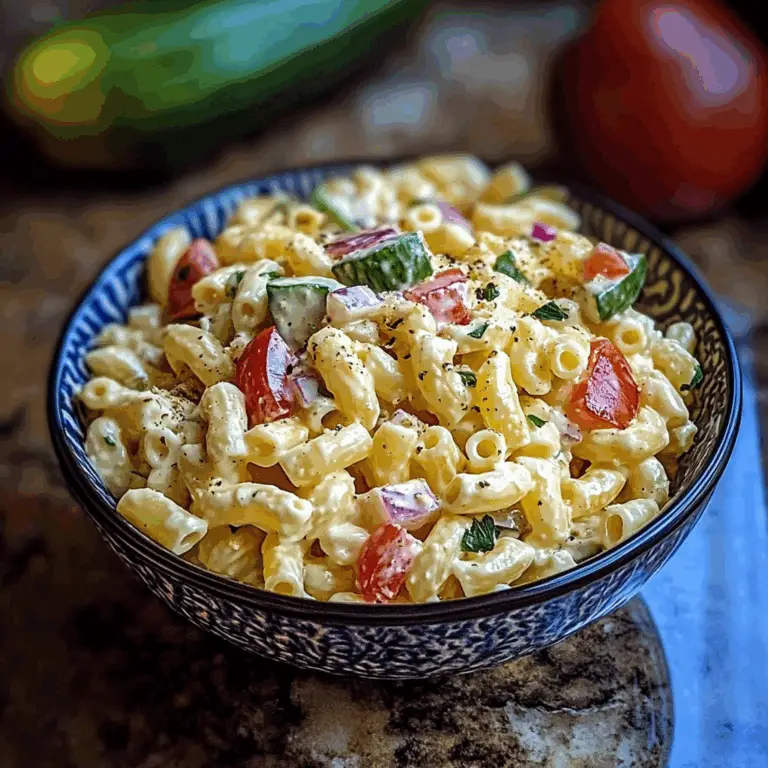 Irresistible Amish Macaroni Salad Recipe for Picnics