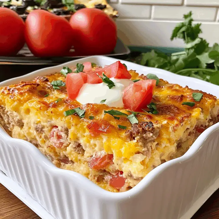 Irresistible Breakfast Casserole Recipe for Cozy Mornings