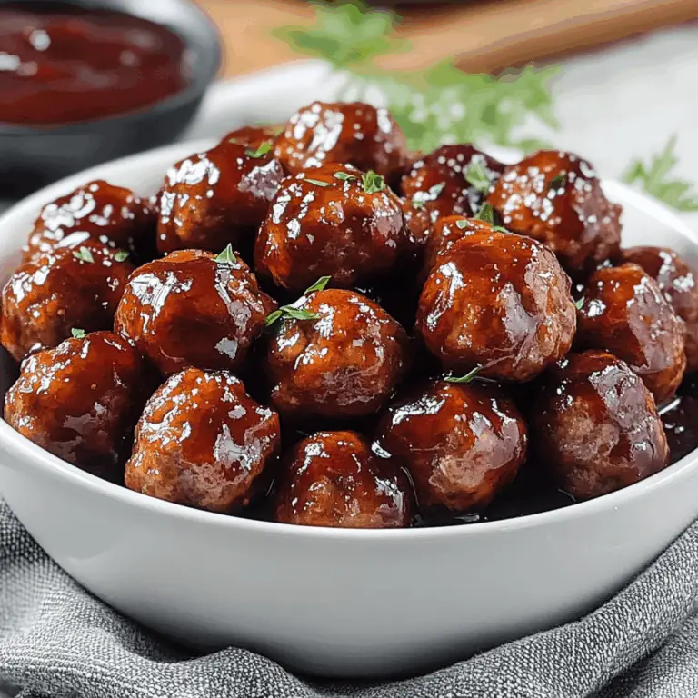 Sweet & Savory Cranberry Meatballs Recipe for Festive Gatherings
