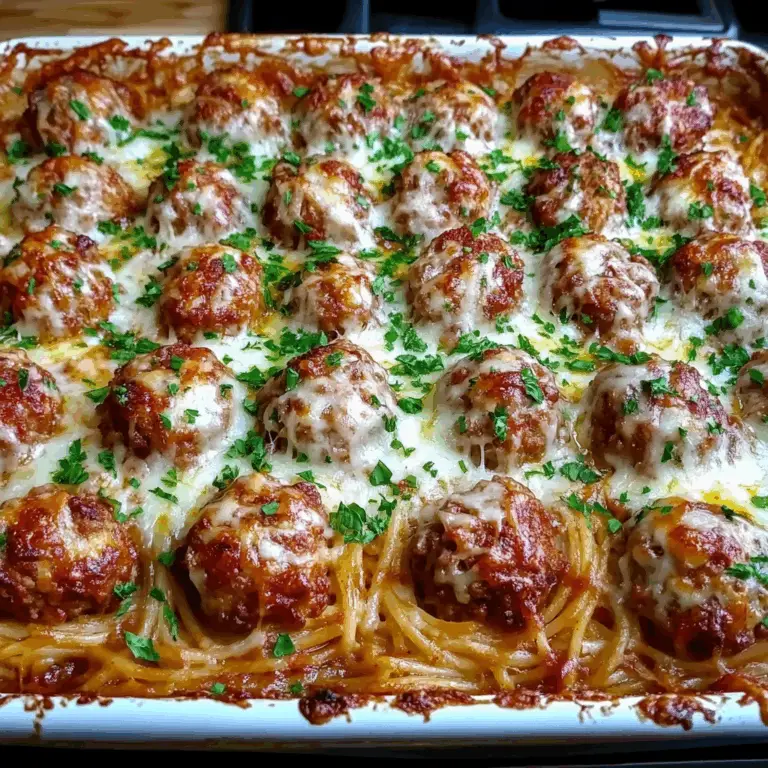 Savory Dump And Bake Meatball Casserole Recipe Delight