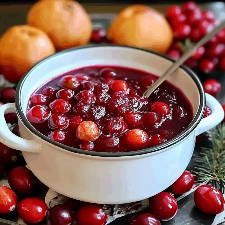 Easy Cranberry Sauce Recipe: A Festive Flavor Boost