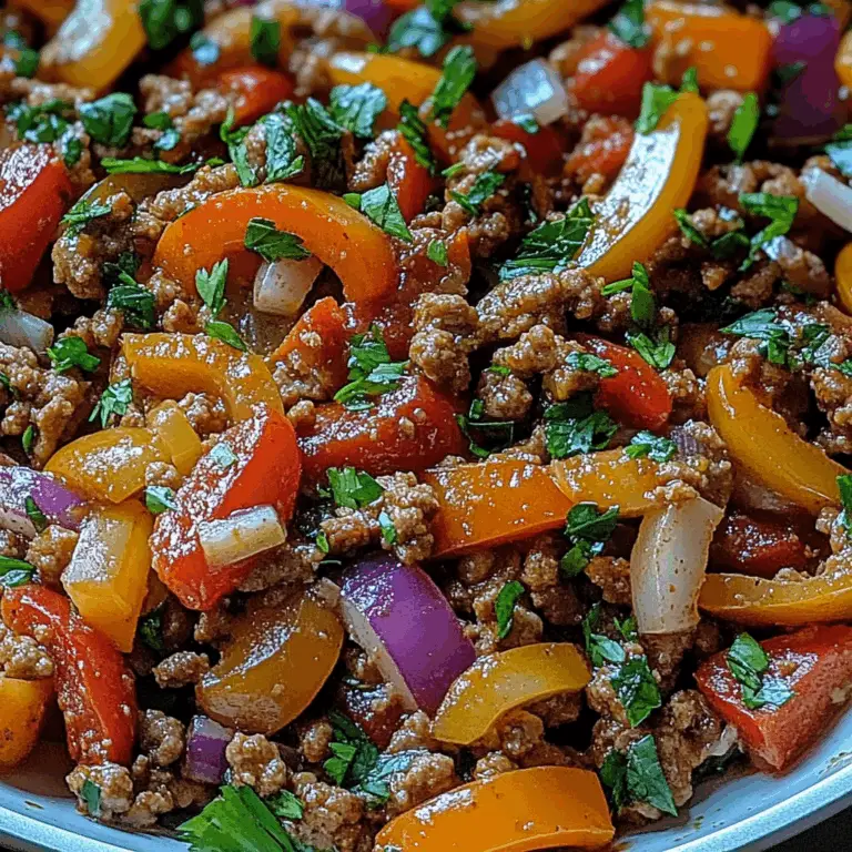 Easy Mediterranean Ground Beef Skillet: Quick & Flavorful