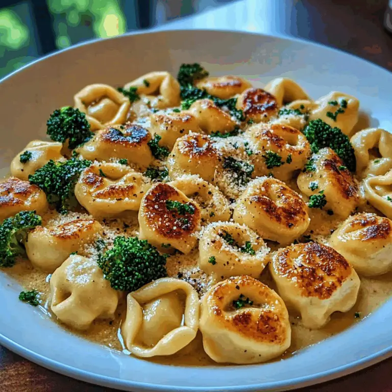 Irresistible Garlic Parmesan Chicken Tortellini Recipe