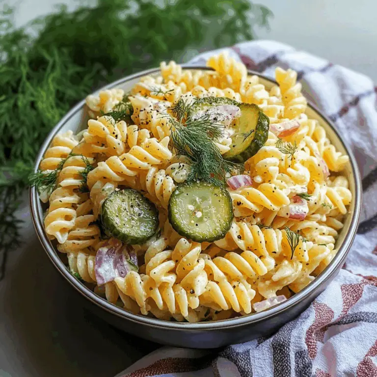Flavorful Pickle Pasta Salad – A Picnic Must-Try Recipe