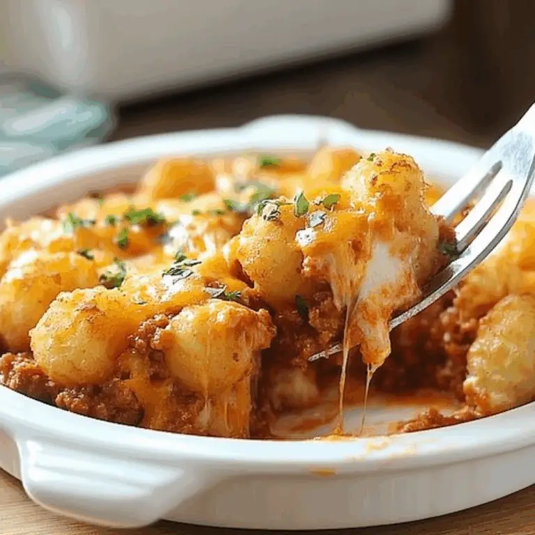 Irresistible Sloppy Joe Tater Tot Casserole Recipe
