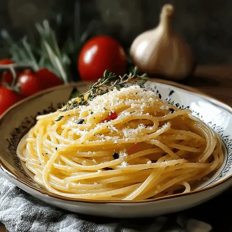 Irresistible Spaghetti Aglio e Olio in 15 Minutes
