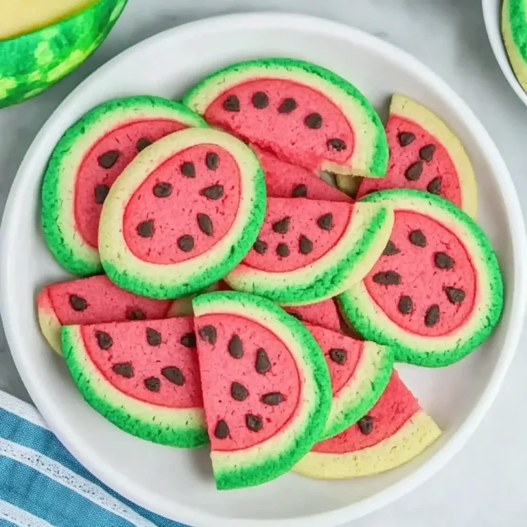 Watermelon cookies