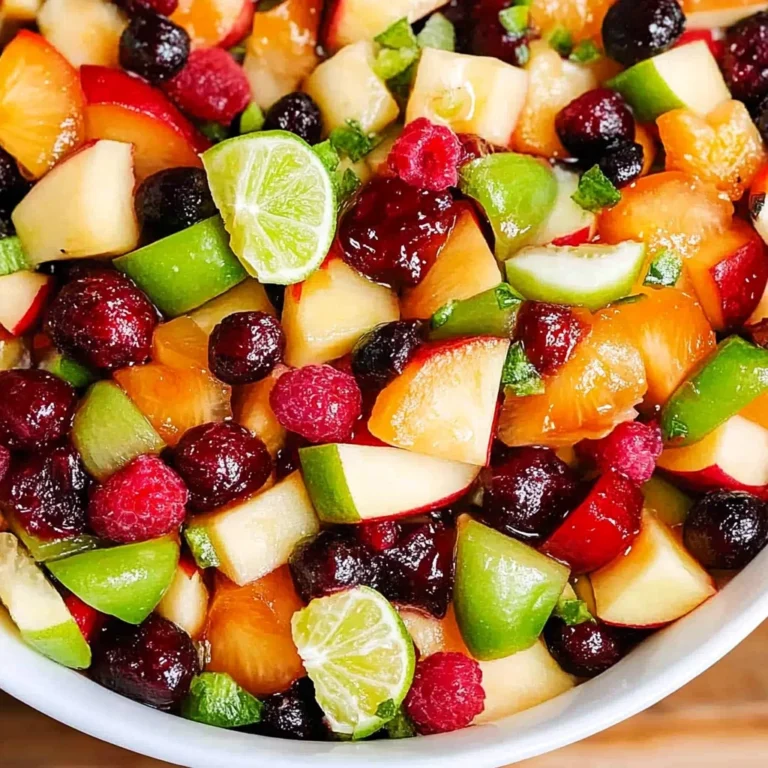 Winter Fruit Salad with Maple-Lime Dressing