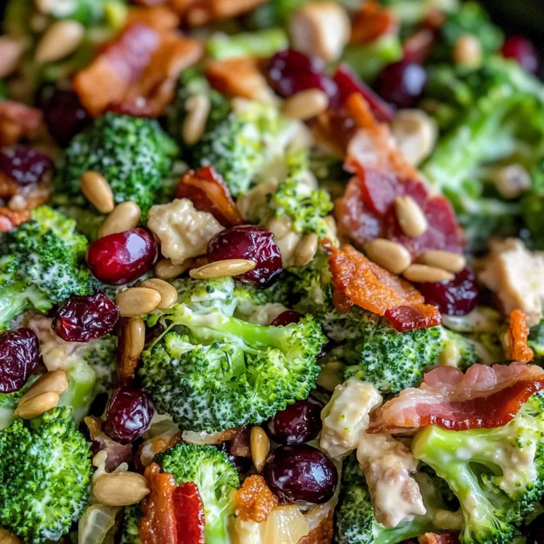 Broccoli Salad with Turkey Bacon Recipe