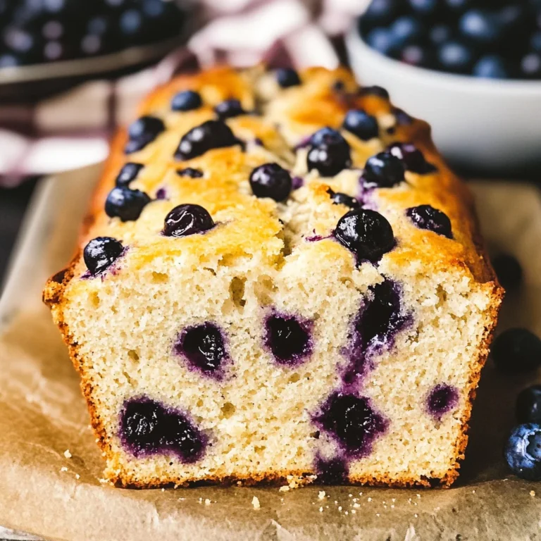 Cream Cheese Blueberry Bread