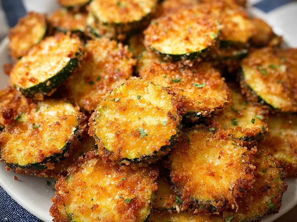 Crispy Buttery Fried Zucchini