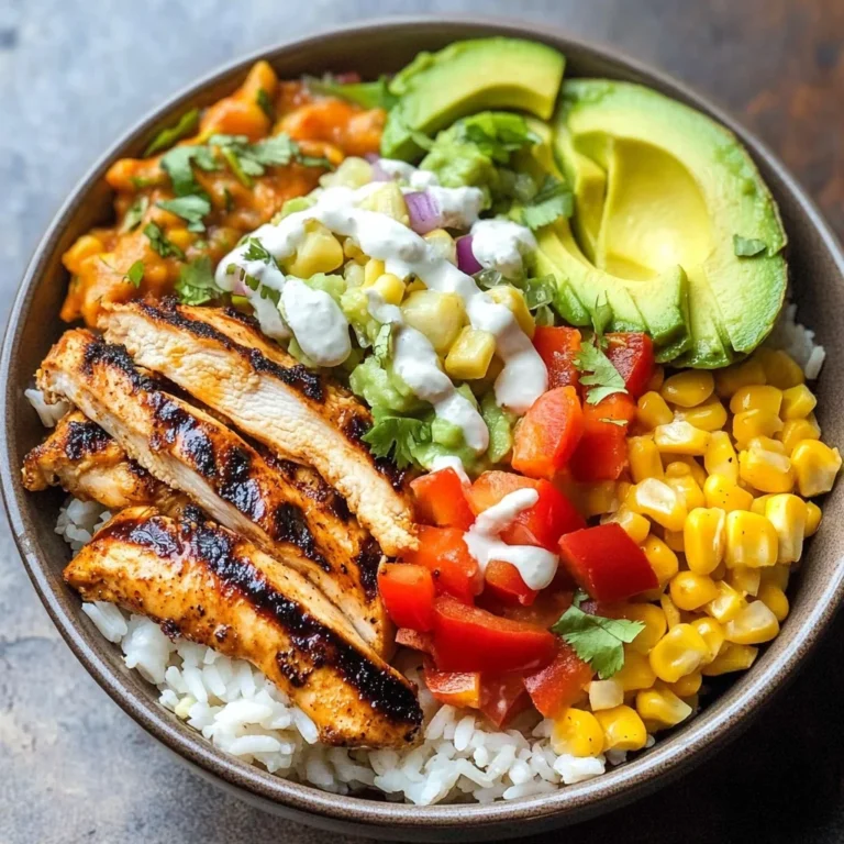 Grilled Chicken Burrito Bowls