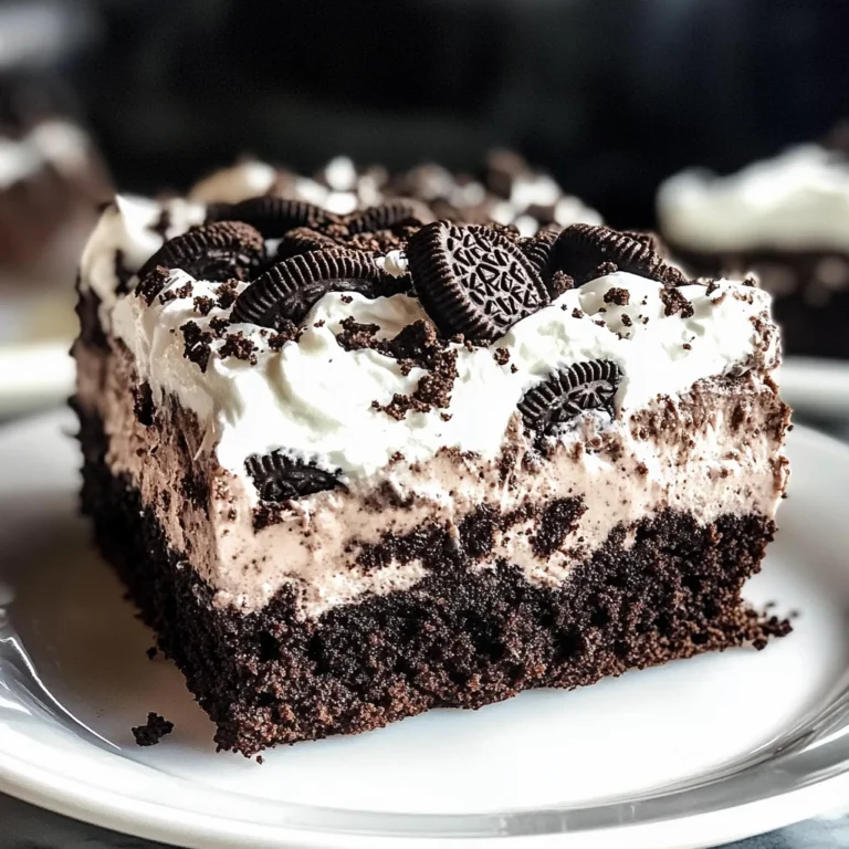 Oreo Poke Cake