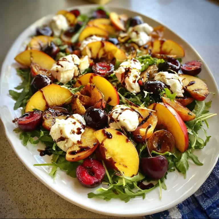 Stone Fruit Salad with Burrata