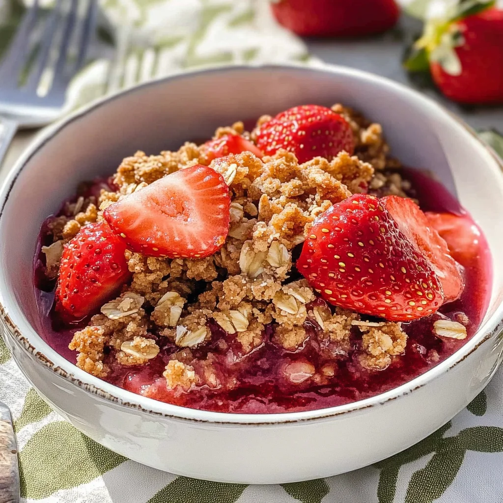 Strawberry Crisp