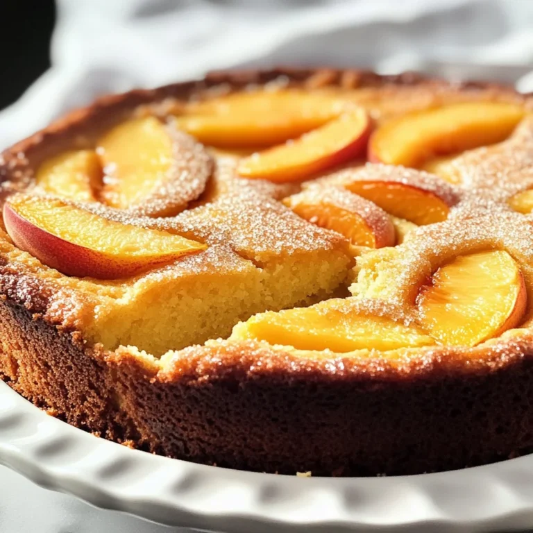 Summer Peach Cake (Simple + ScVanilla Extract (Alcohol-Free)ptious)
