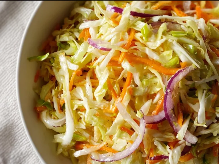 Vinegar Coleslaw Recipe (No Mayo Coleslaw)