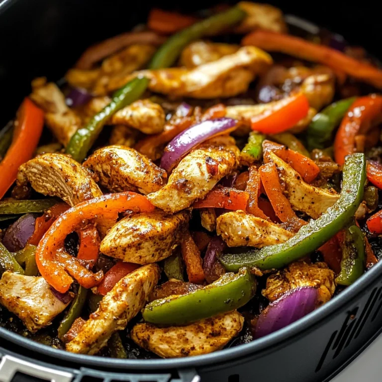 Air Fryer Chicken Fajitas