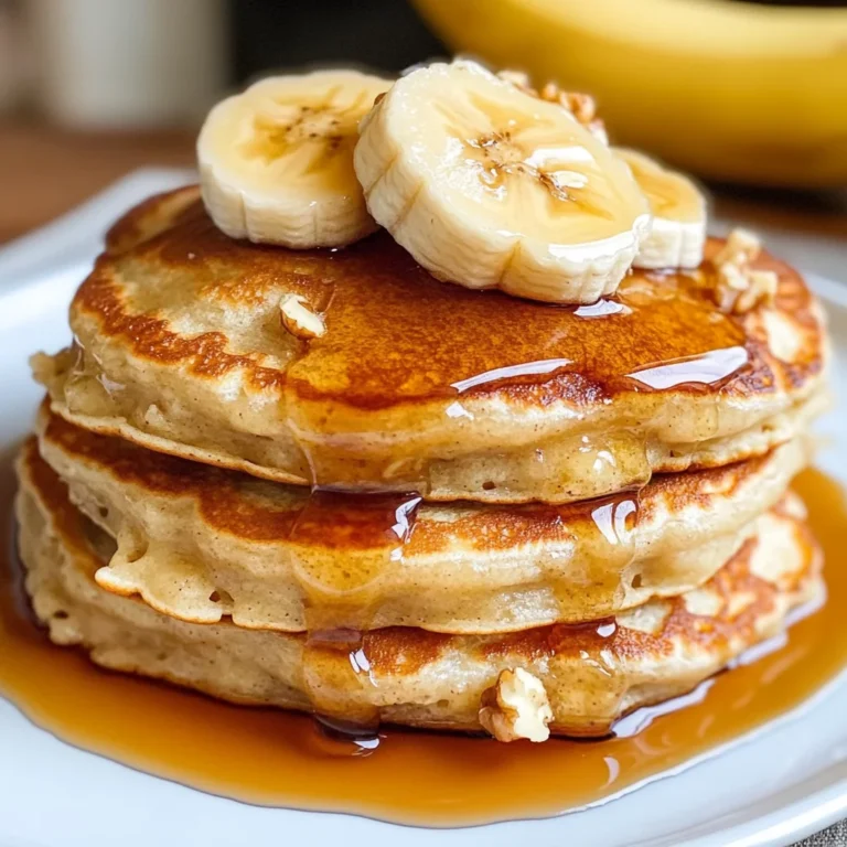Brown Sugar Banana Pancakes