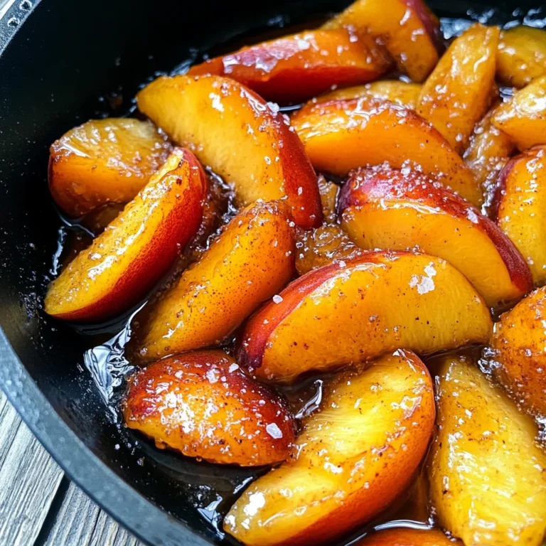 Caramelized Skillet Peaches