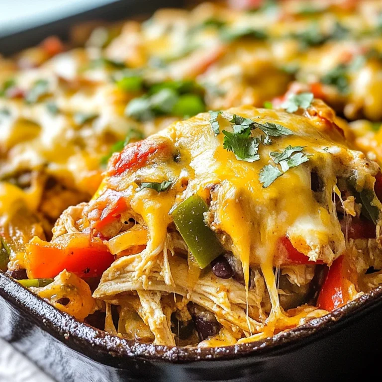 Chicken Fajita Casserole