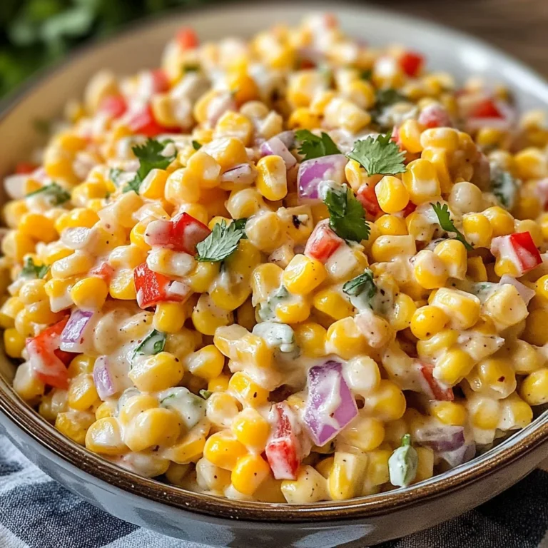 Creamy Corn Salad Recipe