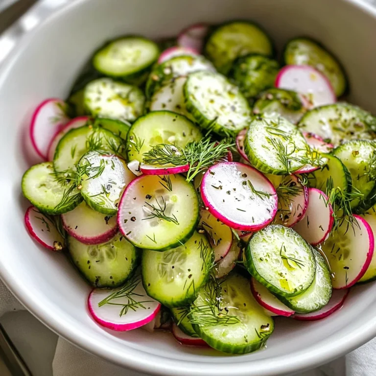 Cucumber Radish Salad