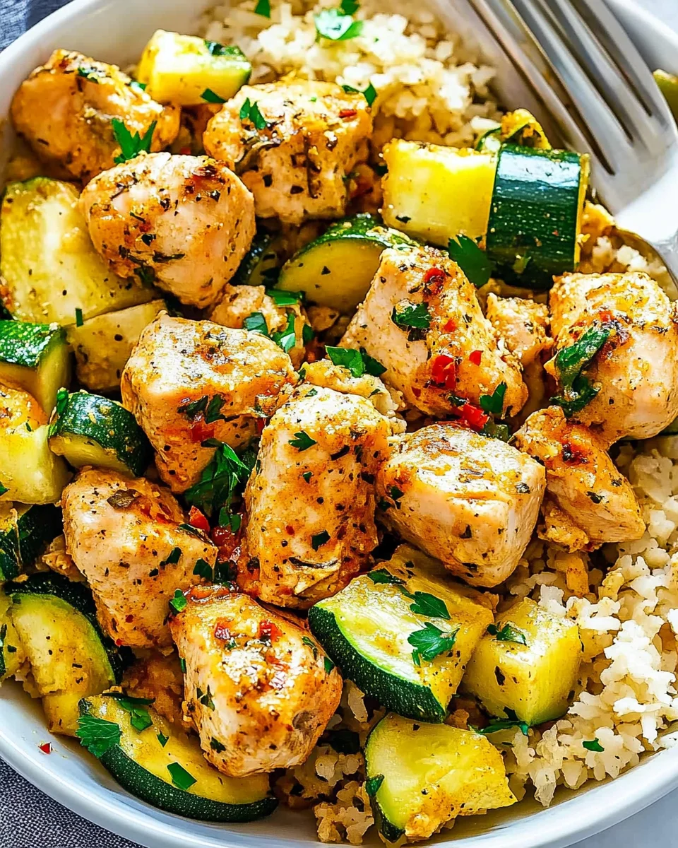 Easy Baked Chicken and Zucchini Recipe