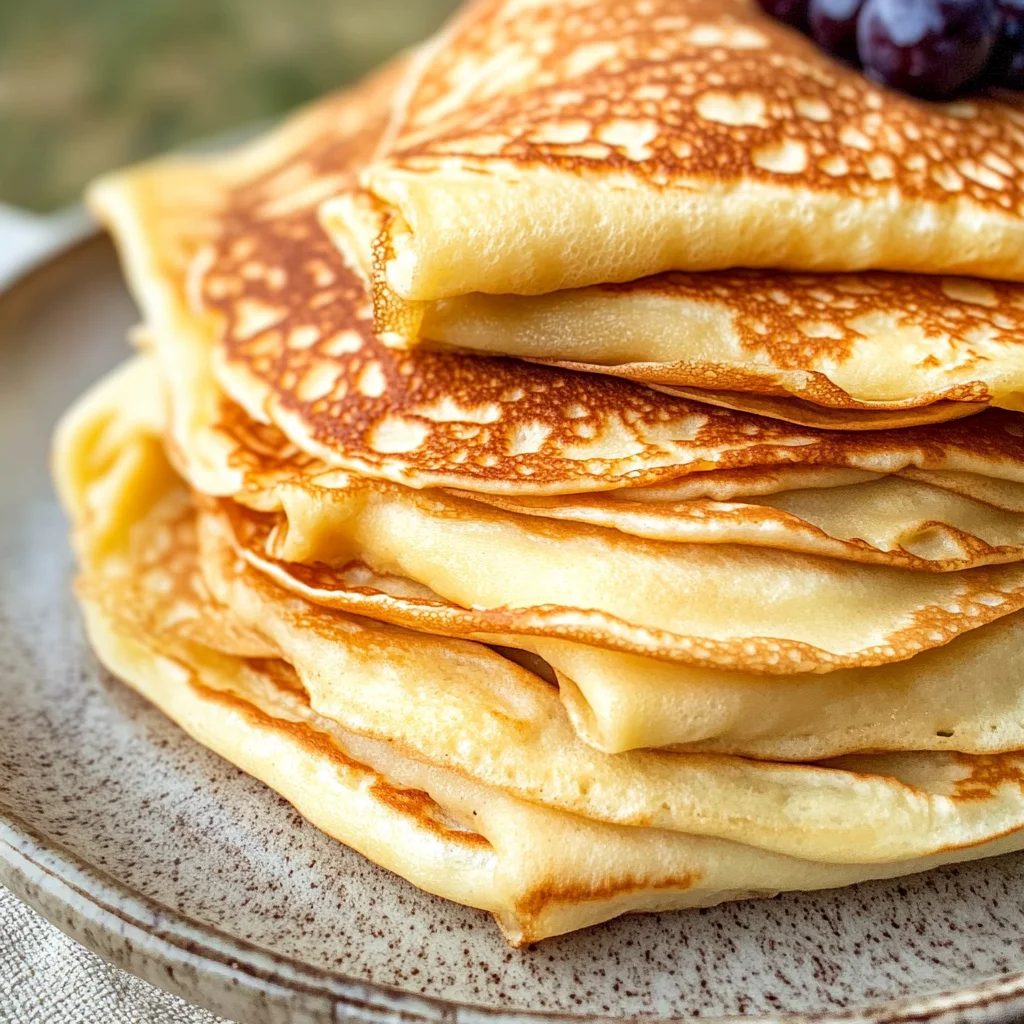 Easy Gluten Free French Crepes Recipe