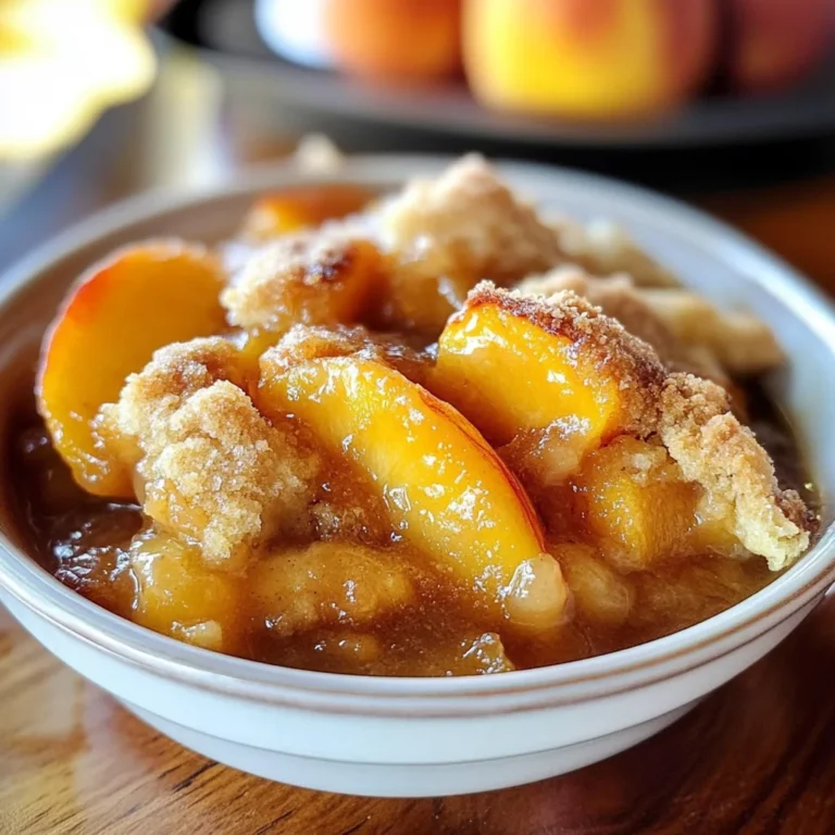 Fresh Peach Cobbler