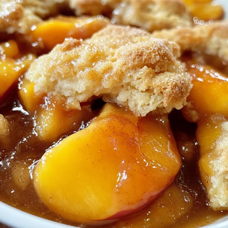 Fresh Peach Cobbler