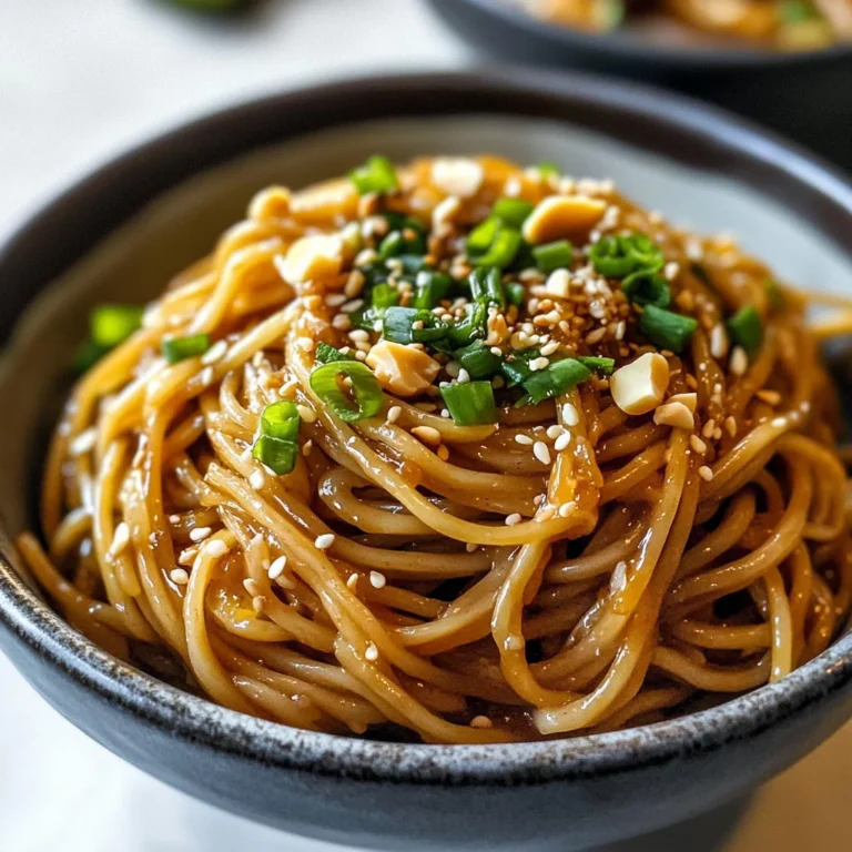Garlic Sesame Noodles