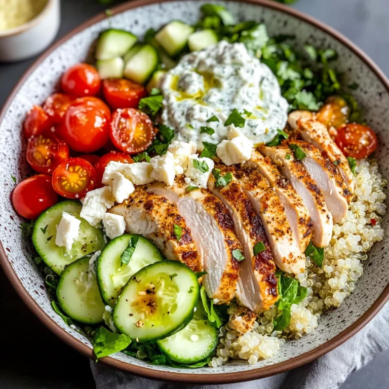 Greek Chicken Bowls