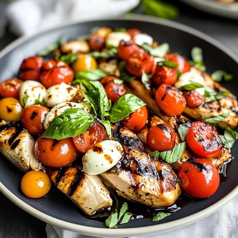 Grilled Chicken Caprese