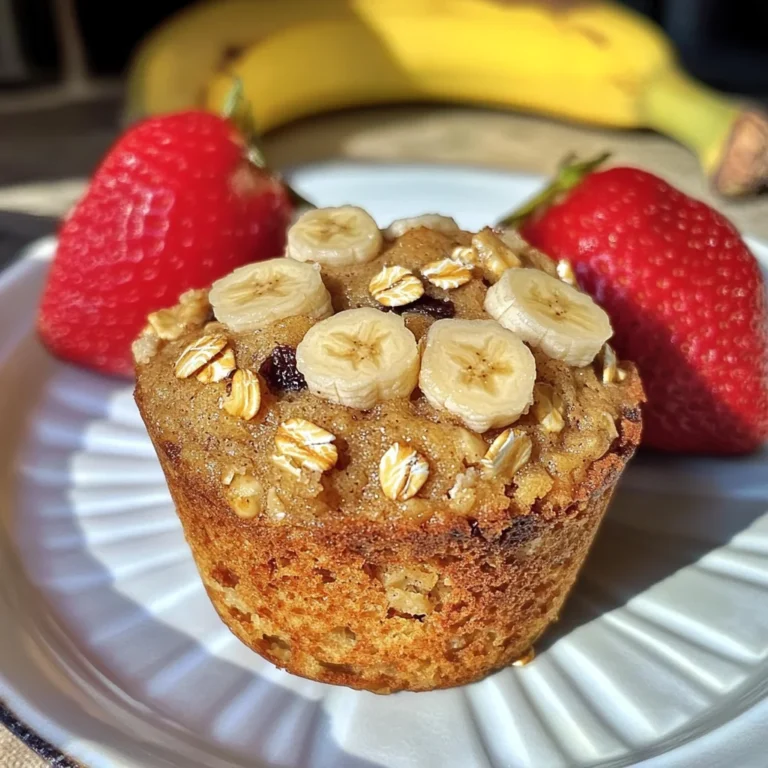 Healthy Banana Oat Muffins Recipe