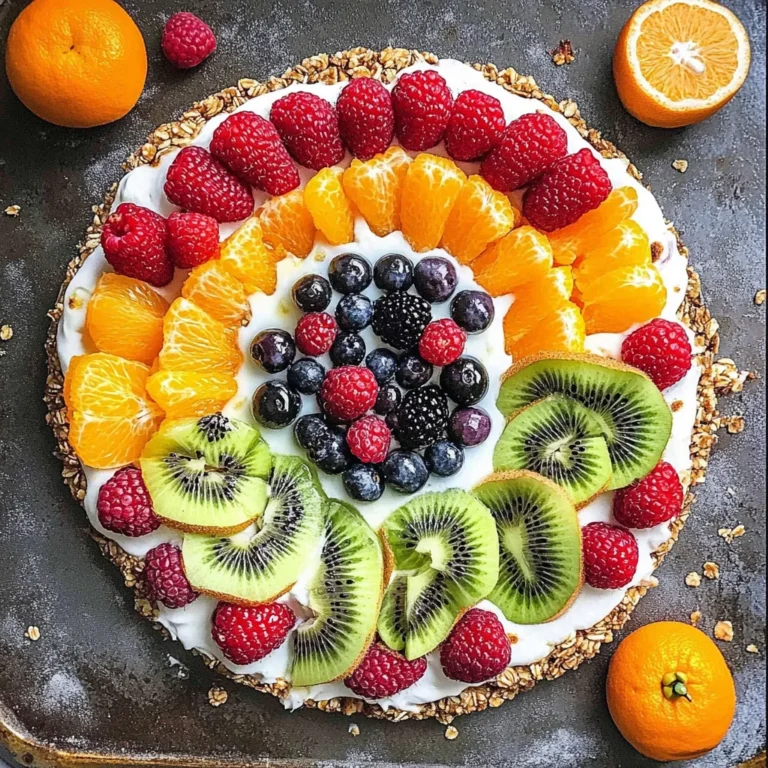 Healthy Fruit Pizza + RECIPE VIDEO