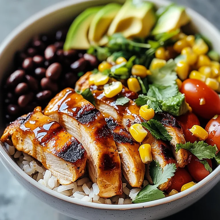 Honey Chipotle Chicken Rice Bowls