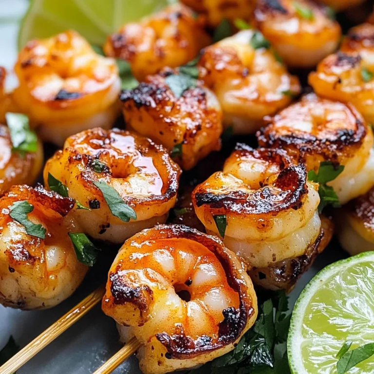 Honey Sriracha Shrimp Kebab Recipe