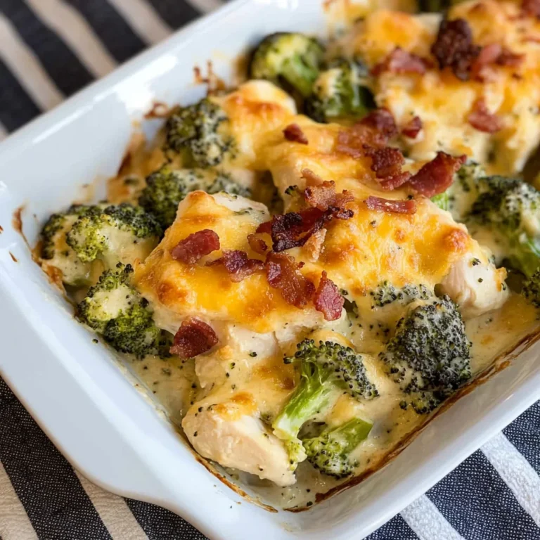 Keto Chicken Bacon Ranch Casserole