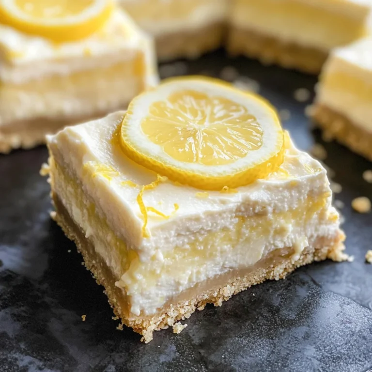 Lemon Cheesecake Bars