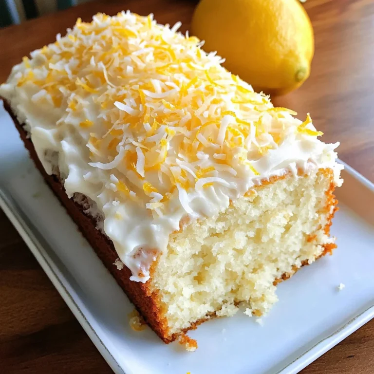 Lemon Coconut Cake