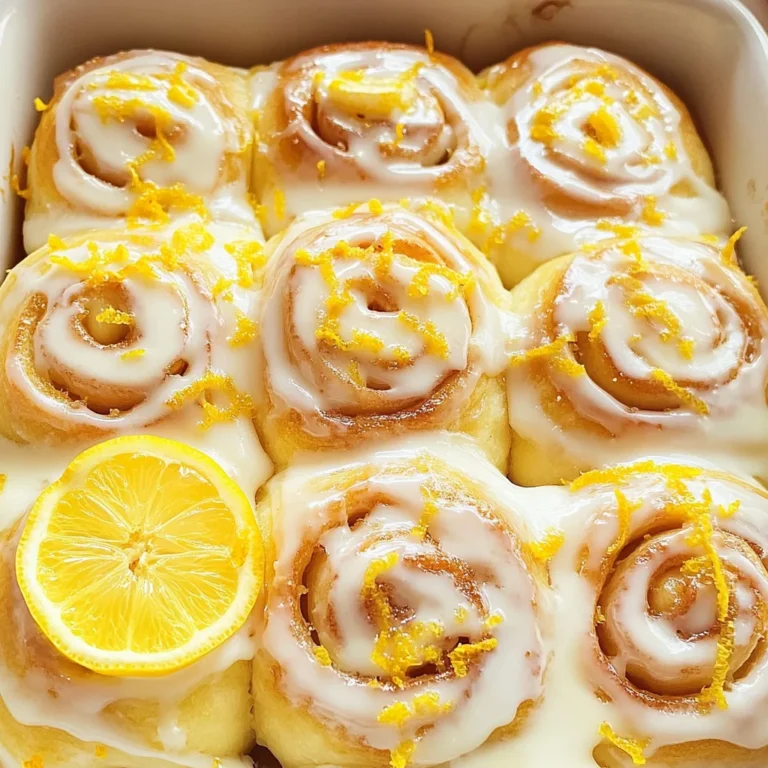 Lemon Sweet Rolls