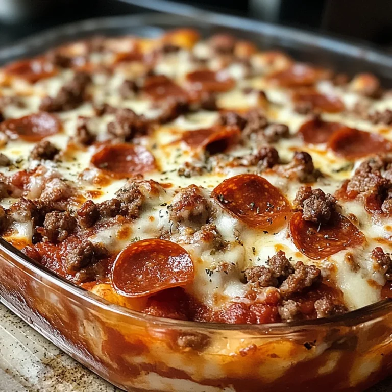 Meat Lovers Pizza Casserole Recipe