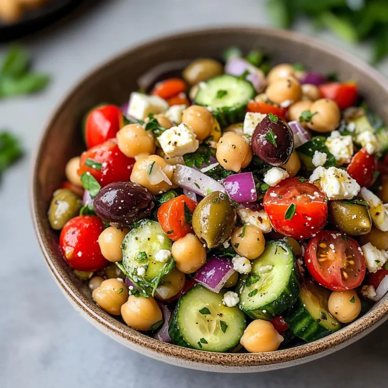 Mediterranean Chickpea Salad