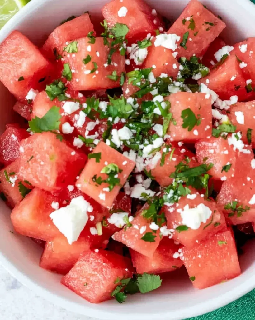 Mexican Watermelon Salad