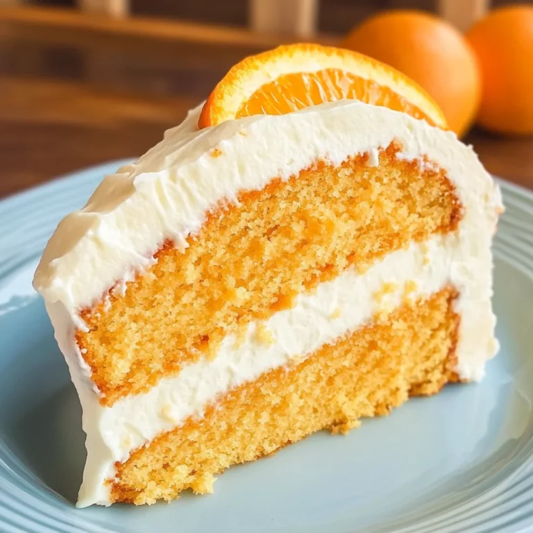 Orange Creamsicle Cake