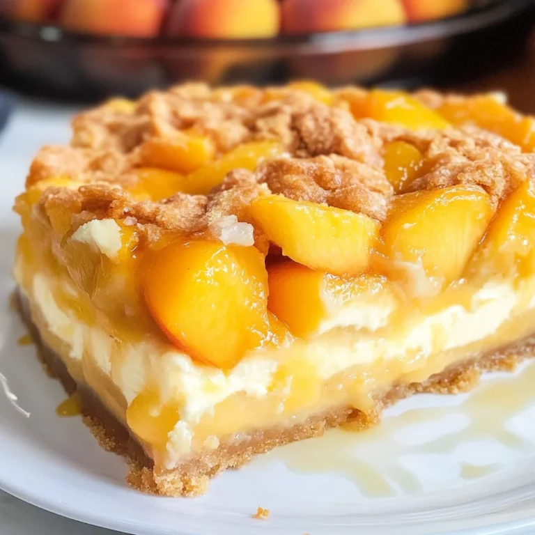 Peach Cobbler Cheesecake