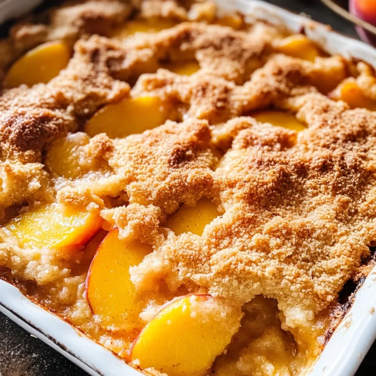 Peach Cobbler Recipe