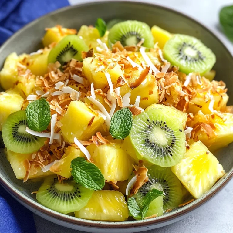 Pineapple Kiwi Salad