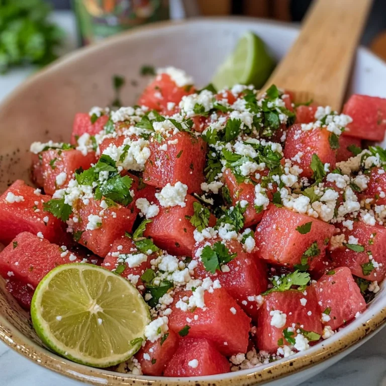 Spicy Watermelon Salad